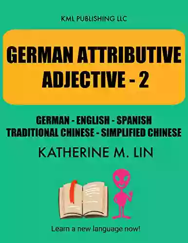 GERMAN ATTRIBUTIVE ADJECTIVES 2 German English Spanish Chinese (GERMAN VOCABULARY BOOK)