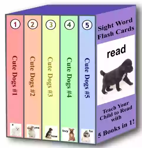 5 In 1 Cute Dogs Make Reading Flash Cards Fun (Teach Your Child To Read Sight Words 6)