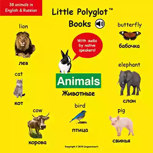 Animals: Bilingual Russian And English Vocabulary Picture (with Audio By Native Speakers )