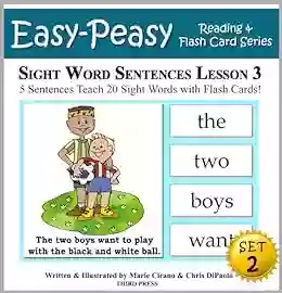 Sight Word Sentences Set 2 Lesson 3: 5 Sentences Teach 20 Sight Words With Flash Cards (Learn To Read Sight Words SET 2)