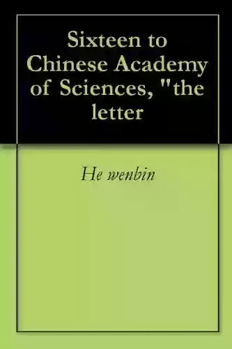 Sixteen To Chinese Academy Of Sciences The Letter