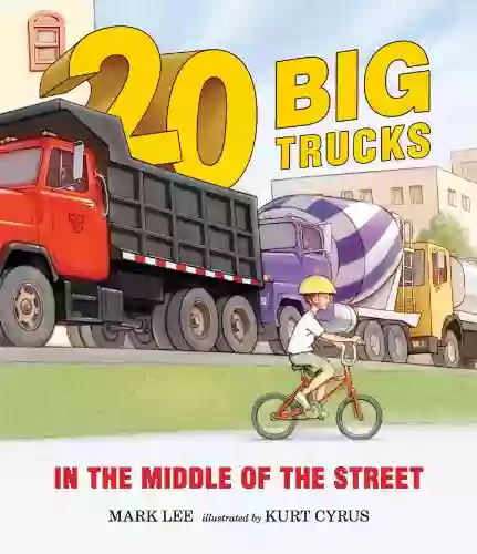 Twenty Big Trucks In The Middle Of The Street