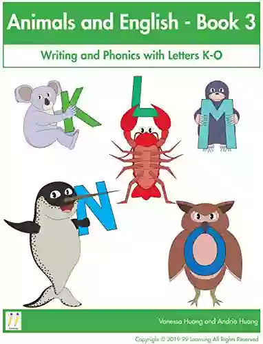 Animals And English 3: Writing And Phonics With Letters K O