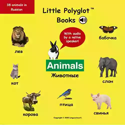 Animals Russian Vocabulary Picture (with Audio by a Native Speaker )