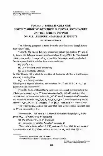 Theory Of Charges: A Study Of Finitely Additive Measures (ISSN 109)