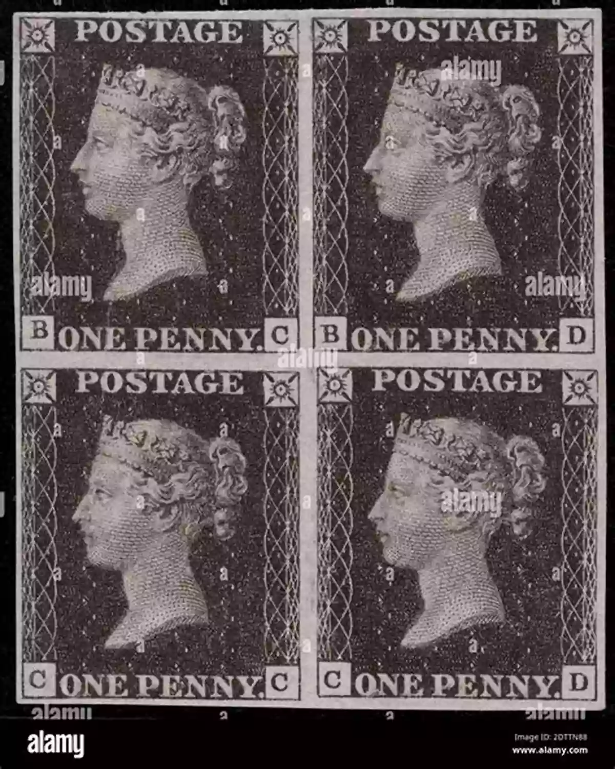 A Penny Black Stamp Featuring The Profile Of Queen Victoria Blue Mauritius: The Hunt For The World S Most Valuable Stamps