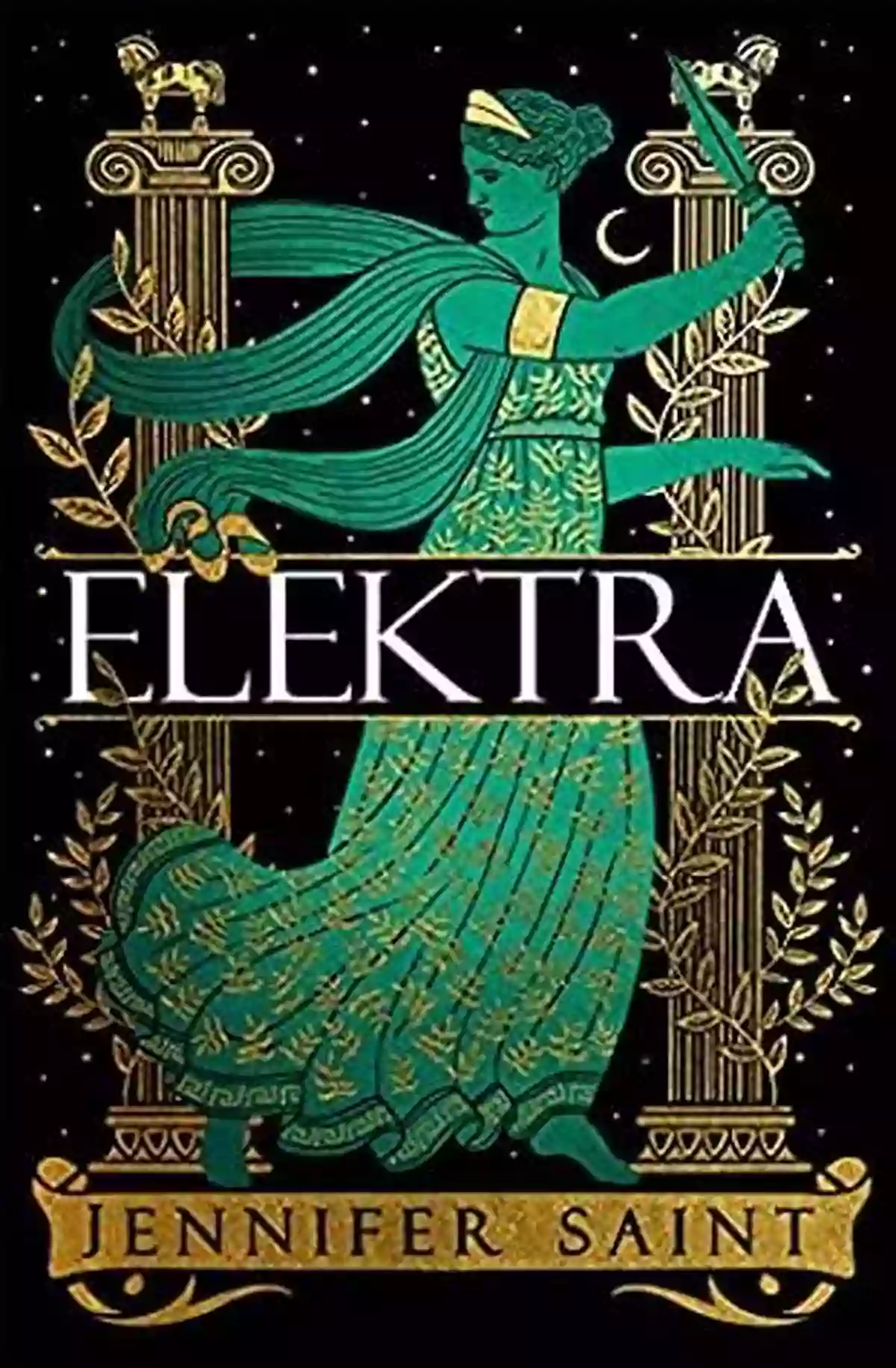 A Mesmerizing Cover Of The Elektra Novel By Jennifer Saint Elektra: A Novel Jennifer Saint