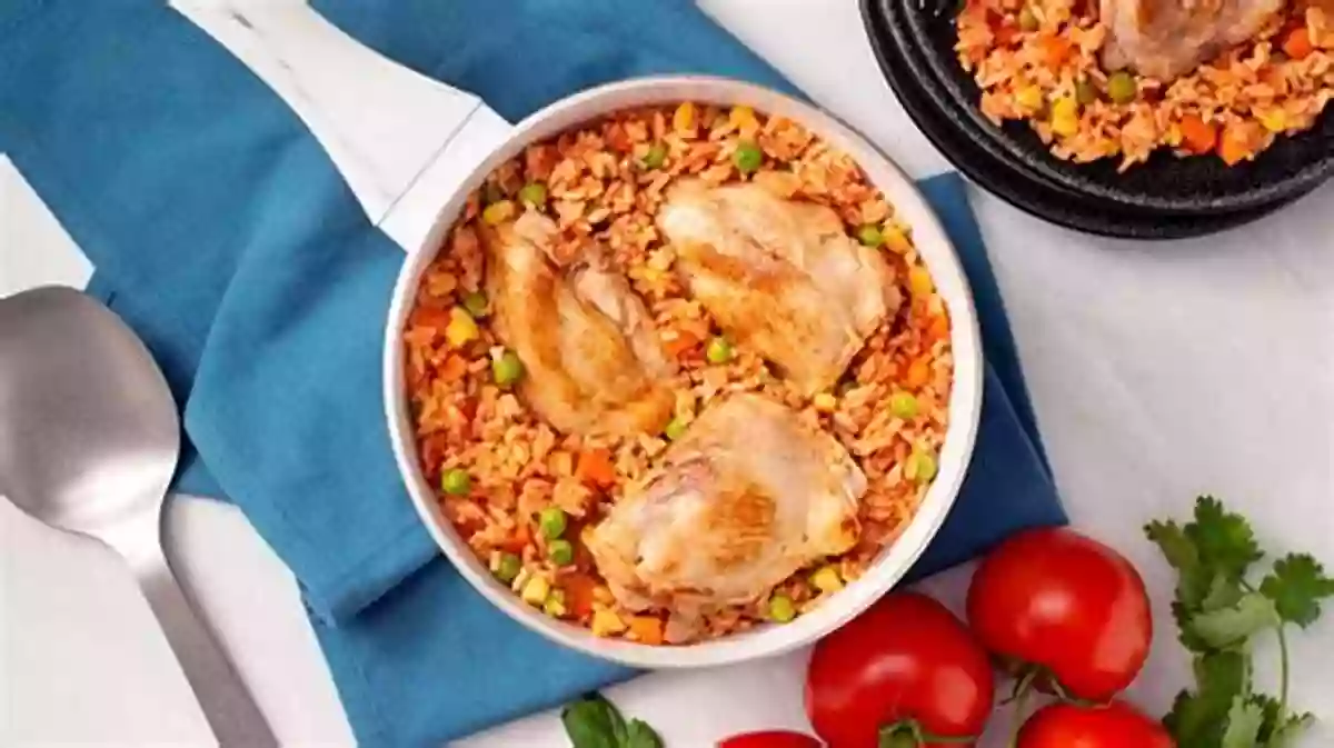 A Plate Of Arroz Con Pollo With Vibrant Colors Cuban Cookbook: Traditional Cuban Recipes Made Easy: Cuban Recipes With Ground Beef