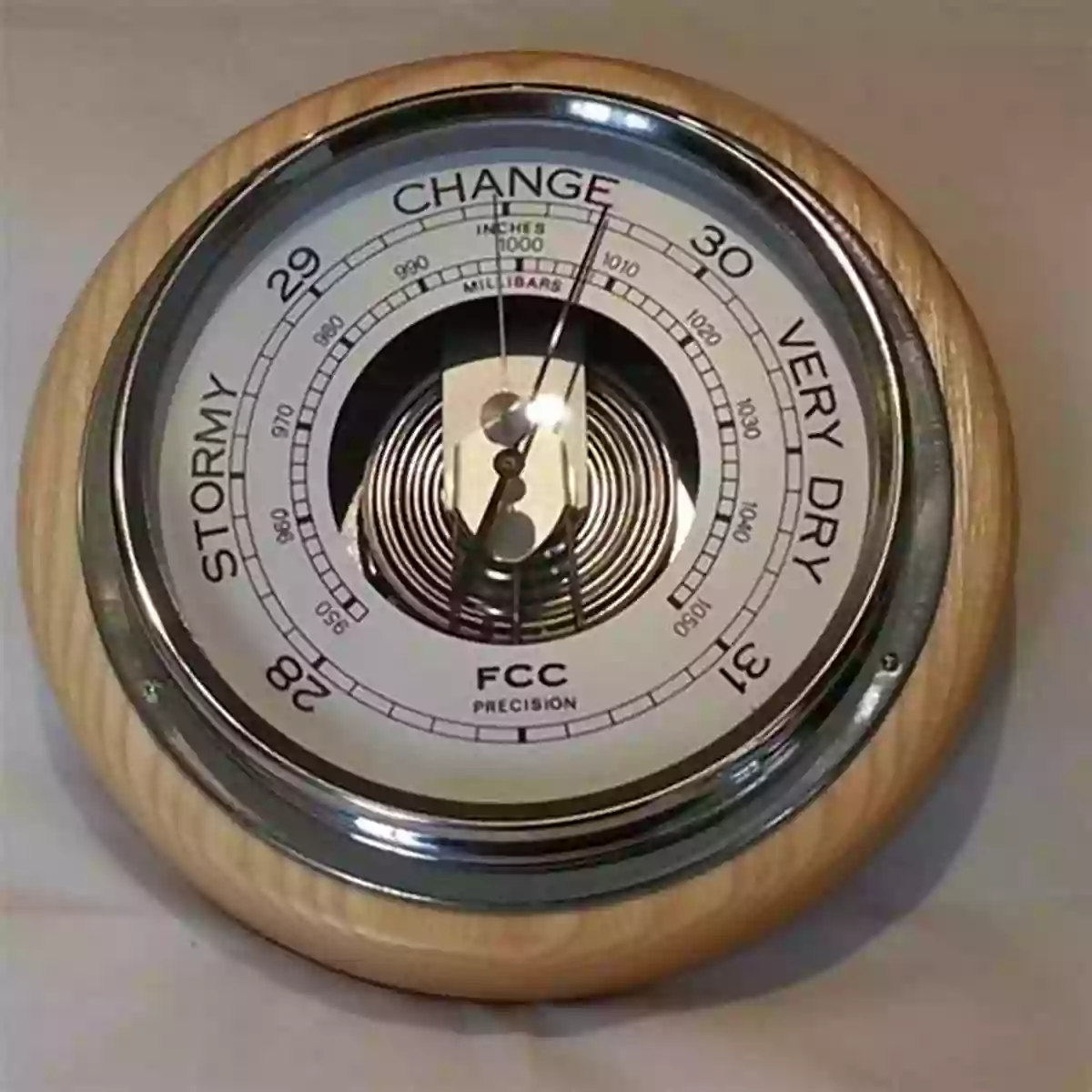 A Precise Weather Barometer On A Wooden Table A Concise Guide To Using A Barometer