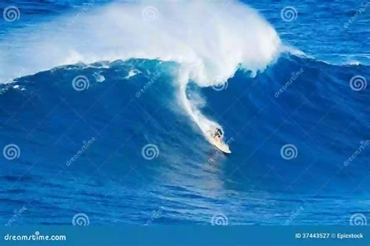 A Surfer Riding A Gigantic Ocean Wave, Showcasing The Thrill And Exhilaration Of Harnessing The Power Of Oscillating Systems. Ocean Waves And Oscillating Systems: Linear Interactions Including Wave Energy Extraction (Cambridge Ocean Technology 8)