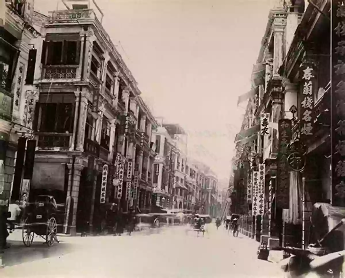 A Vibrant Street Scene In Colonial Hong Kong Around The Late 1870s Hong Kong In The 1870s