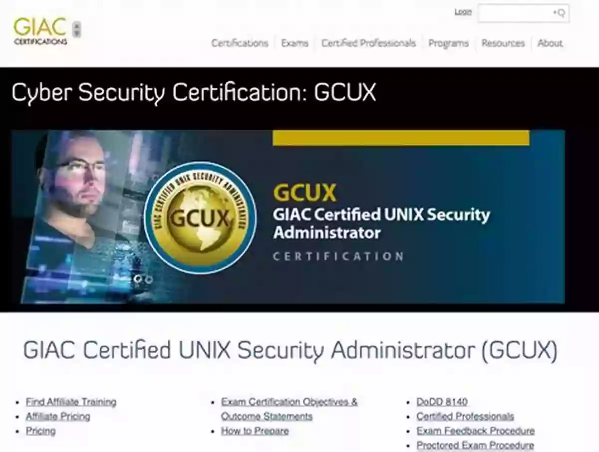 Achieve Cybersecurity Excellence With Giac Certified Unix Security Administrator GIAC Certified Unix Security Administrator Standard Requirements