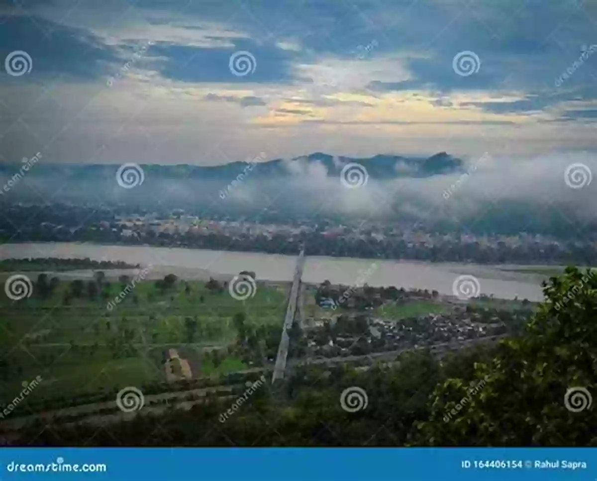 Aerial View Of Panchapuri Haridwar With The Ganges River In The Backdrop A Citygraphy Of Panchapuri Haridwar