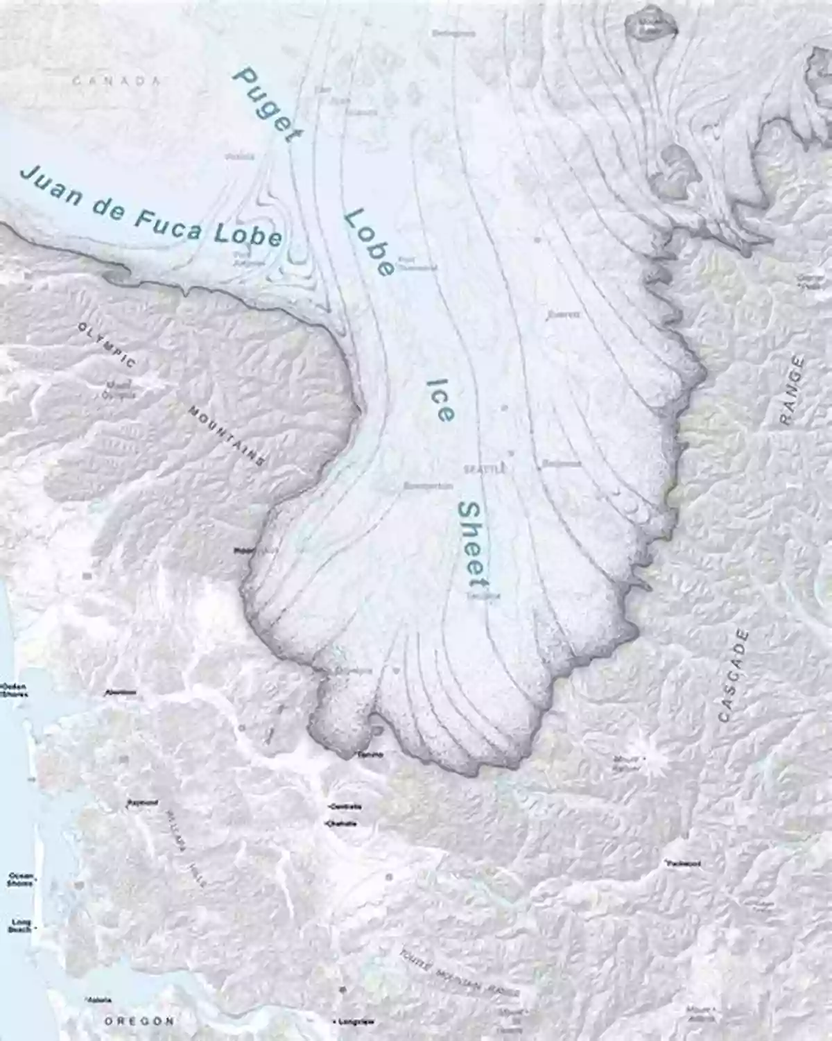 Aerial View Of Seattle's Hills, Shaped By The Vashon Glacier During The Ice Age Too High And Too Steep: Reshaping Seattle S Topography