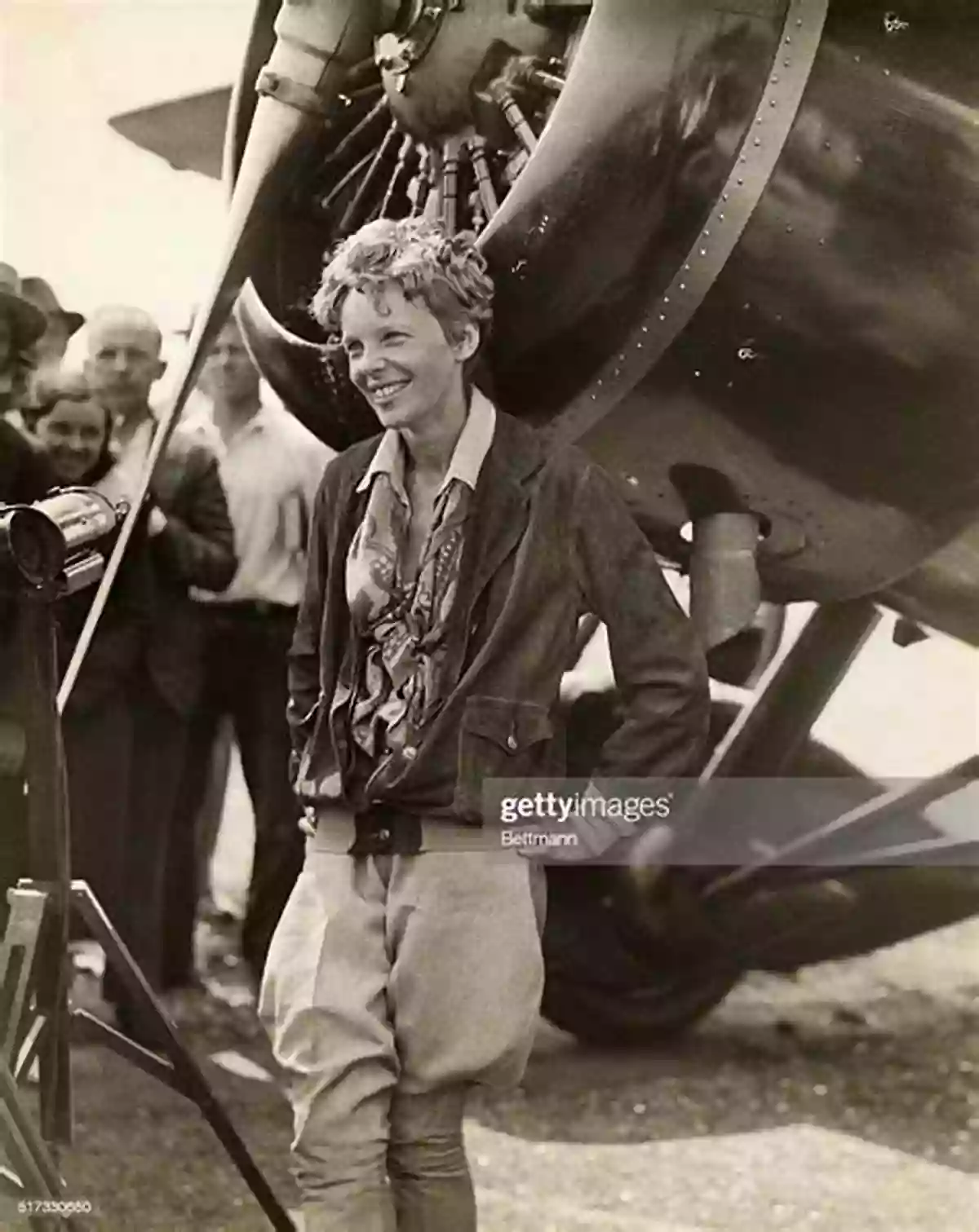 Amelia Earhart Smiling Beside Her Plane Phoenix Rising: Stories Of Remarkable Women Walking Through Fire