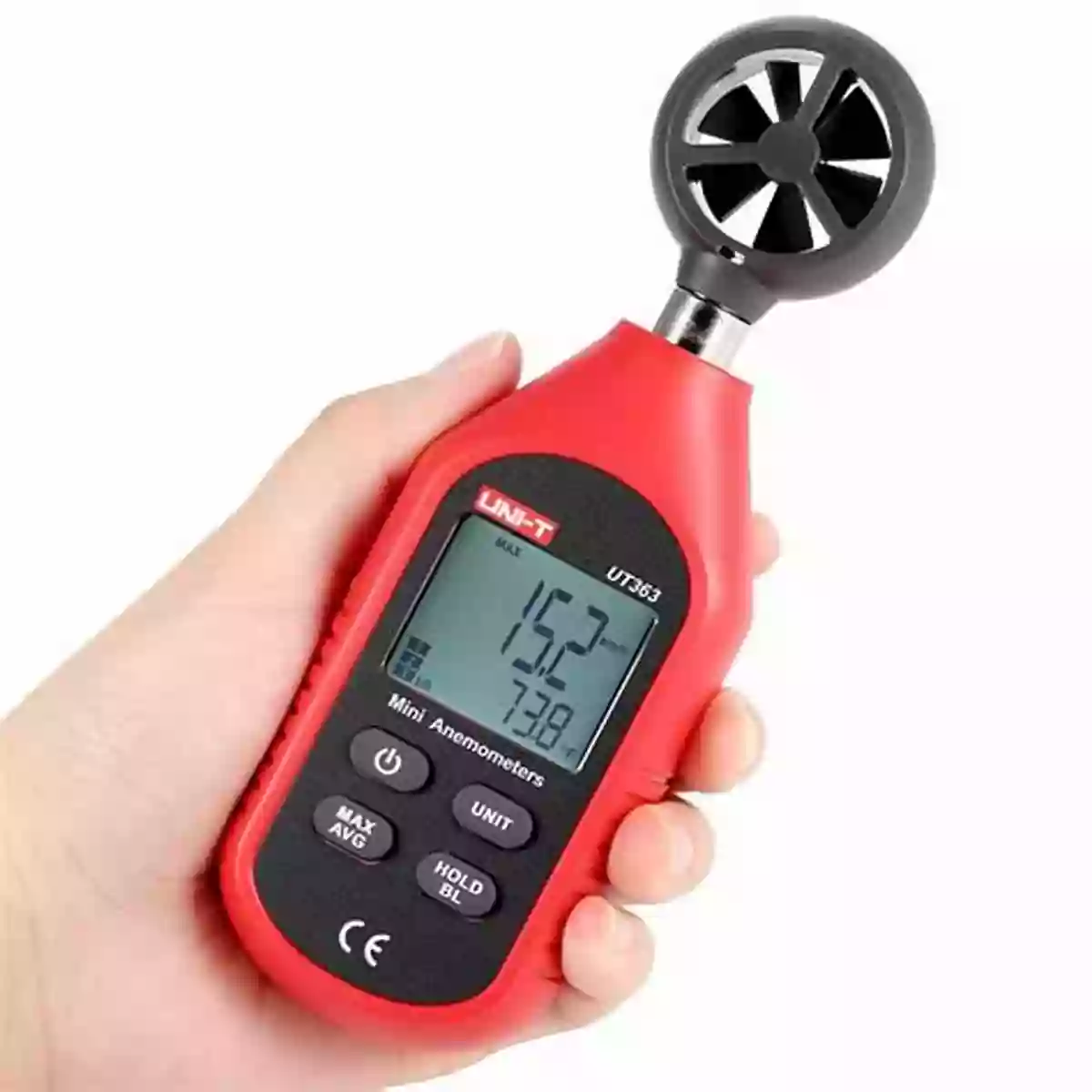 An Anemometer Measuring Wind Speed Weather Instruments: Facts For Kids