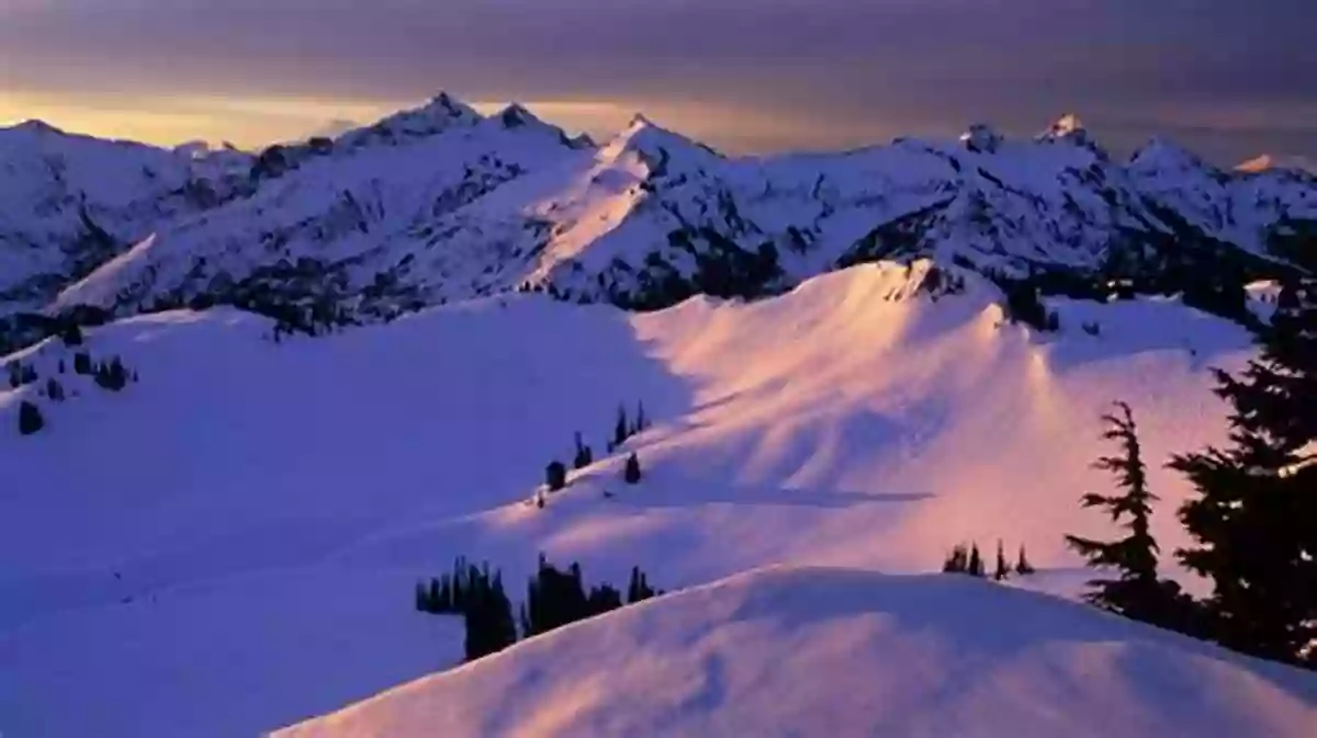 Breathtaking View Of Snow Capped Mountains At Sunset Mountains In Pictures Eugene H Peterson