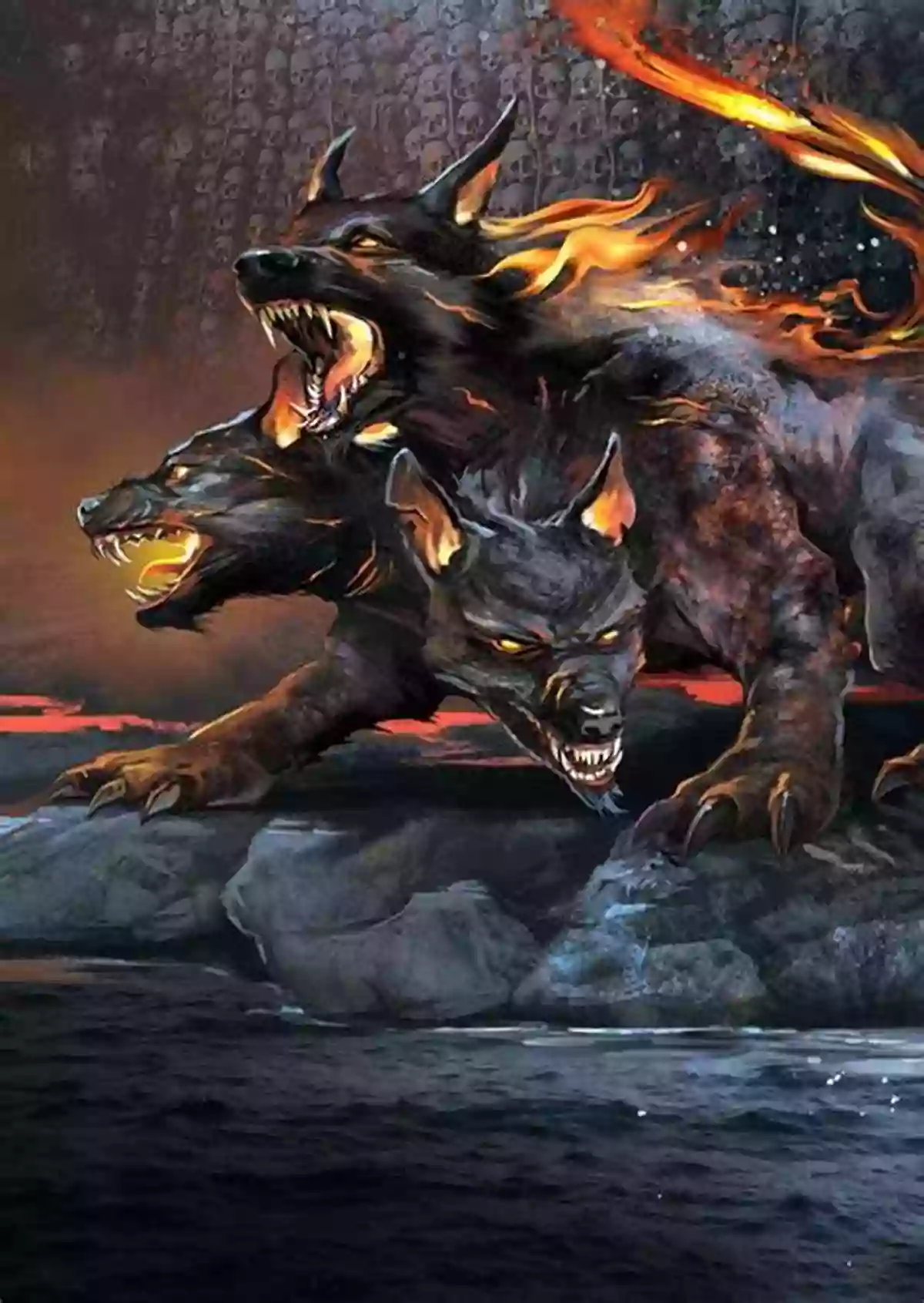 Cerberus The Three Headed Guardian Host Of Many: Hades And His Retinue