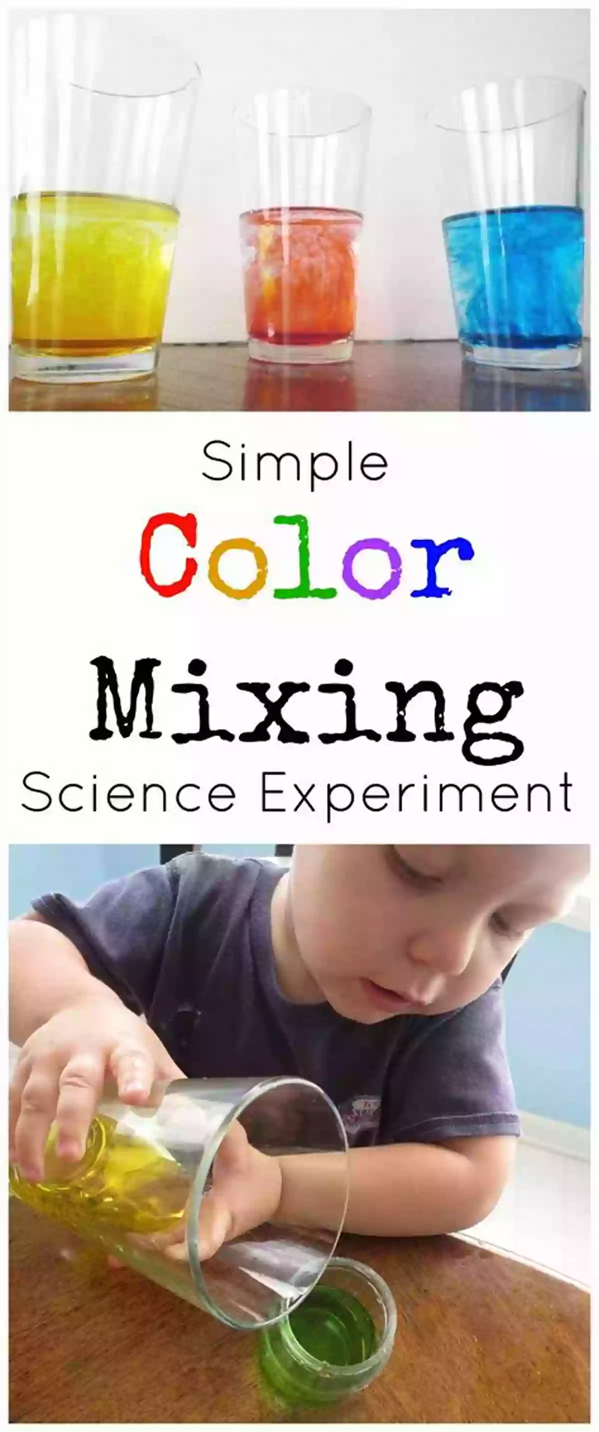 Children Engaged In Color Mixing Experiment My Rainbow Colors: Early Learning Fun