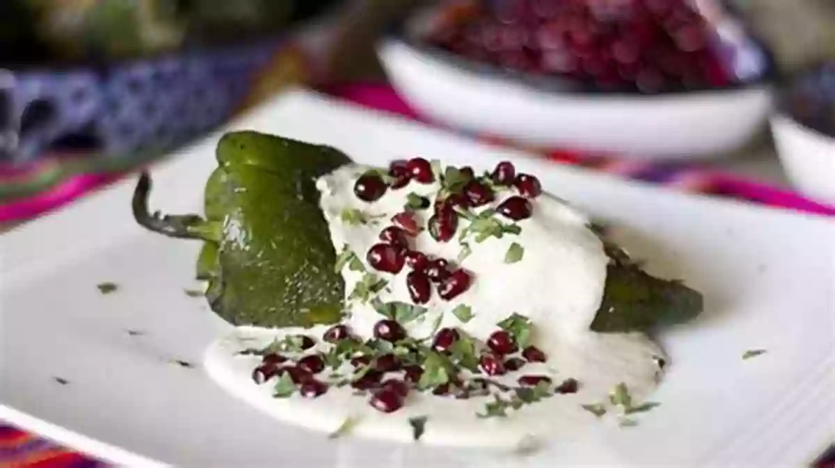 Chiles En Nogada A Festive Mexican Dish With Stuffed Peppers Topped With Creamy Walnut Sauce Good Fare: Unique Mexican Recipes To Try: Kitchen Guide