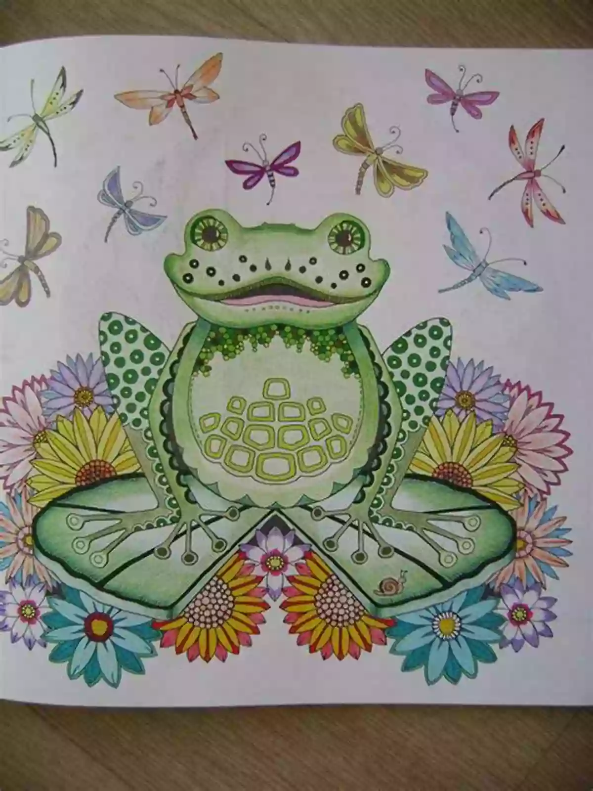 Chrissy The Frog In The Enchanted Forest A Vivid Illustration Of Chrissy Surrounded By Magical Creatures In A Lush Green Forest. Chrissy The Frog Jon Burgerman