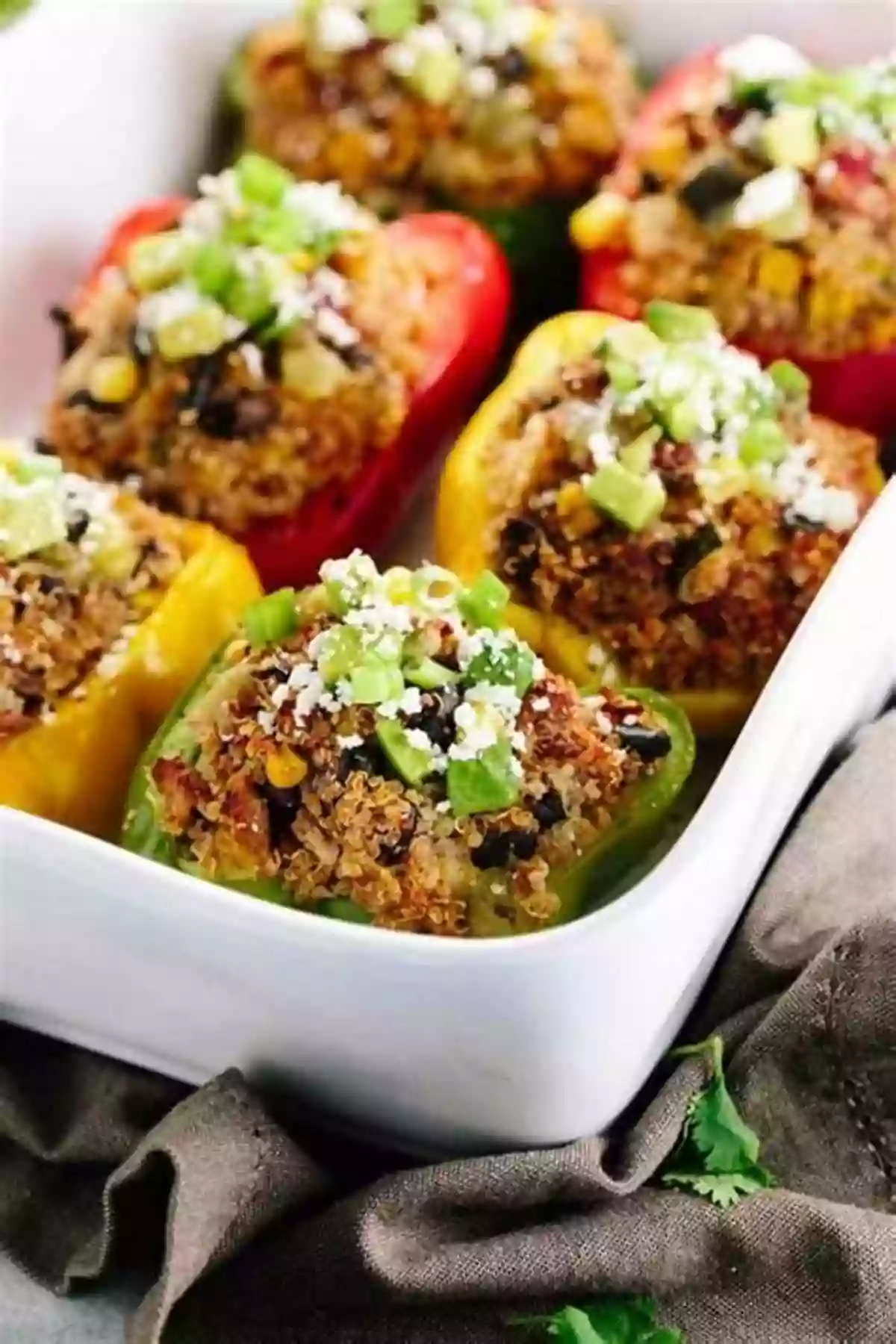 Colorful Bell Peppers Stuffed With A Flavorful Mixture Of Ground Turkey And Quinoa New And Useful Recipes: A Collection Of Simple And Healthy Recipes