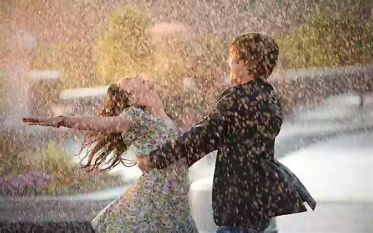 Couple Enjoying Dancing In The Rain Dancing In The Rain: A Beautifully Illustrated Rhyming Picture For Children Of All Ages