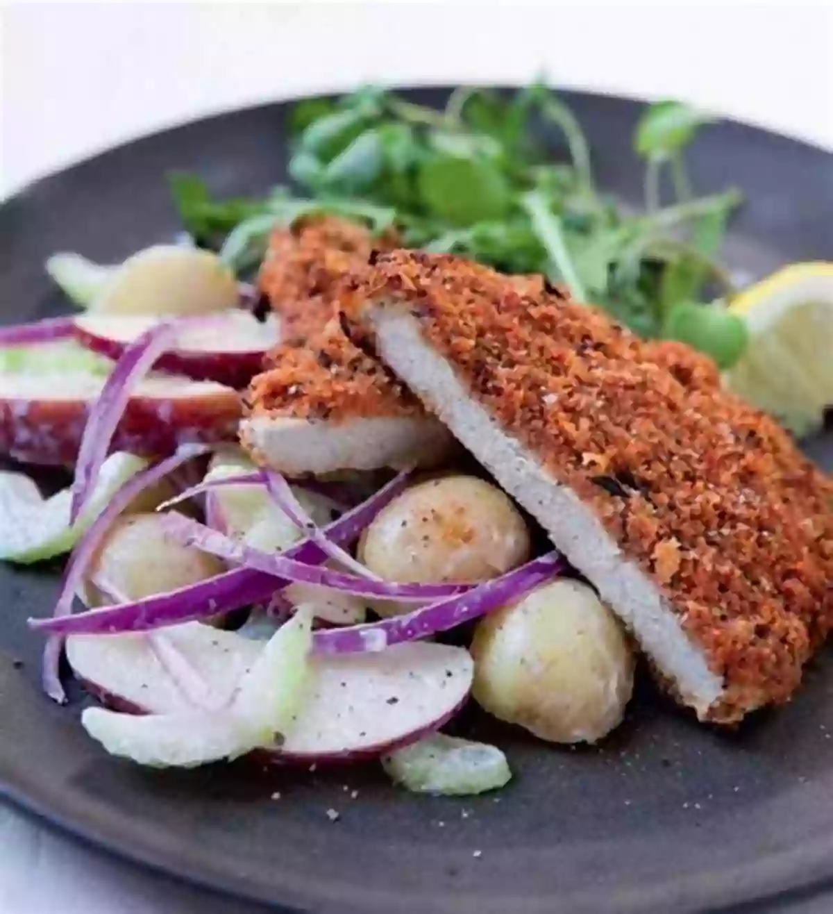 Crispy Schnitzel With Potato Salad The Berlin Diner: A Taste Of Germany In Less Than An Hour