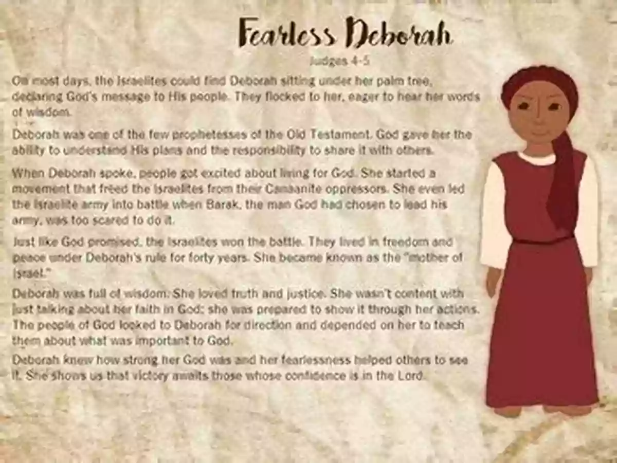 Deborah The Fearless Judge Chayil Women Of The Bible (Chayil Women 1)