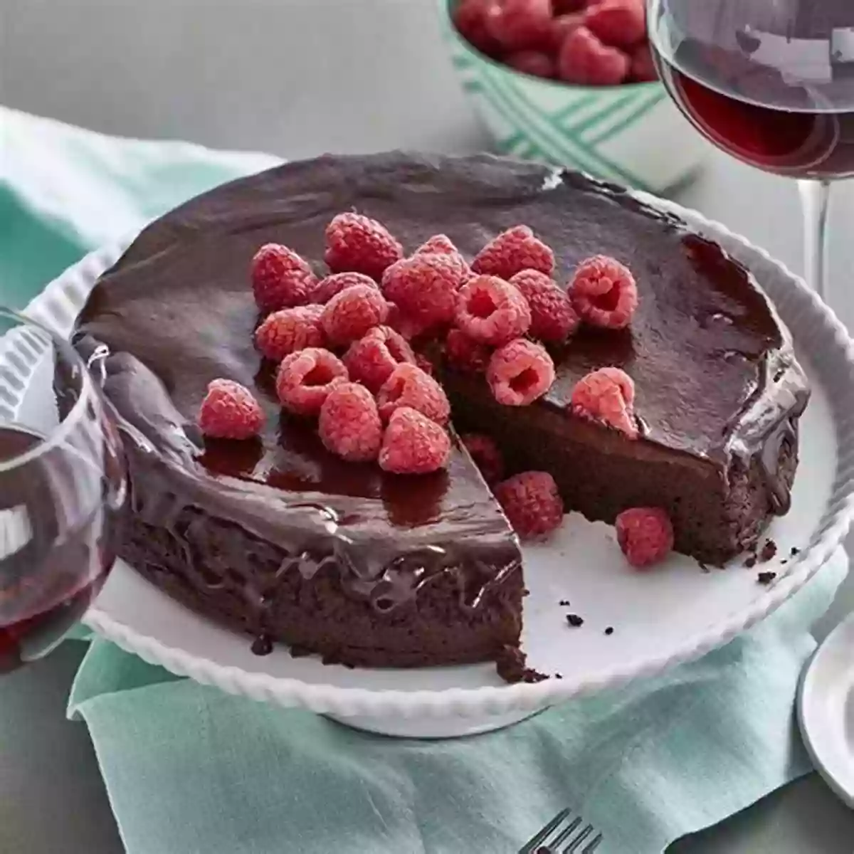 Decadent Dark Chocolate Cake With Merlot Wine Style: Discover The Wines You Will Love Through 50 Simple Recipes