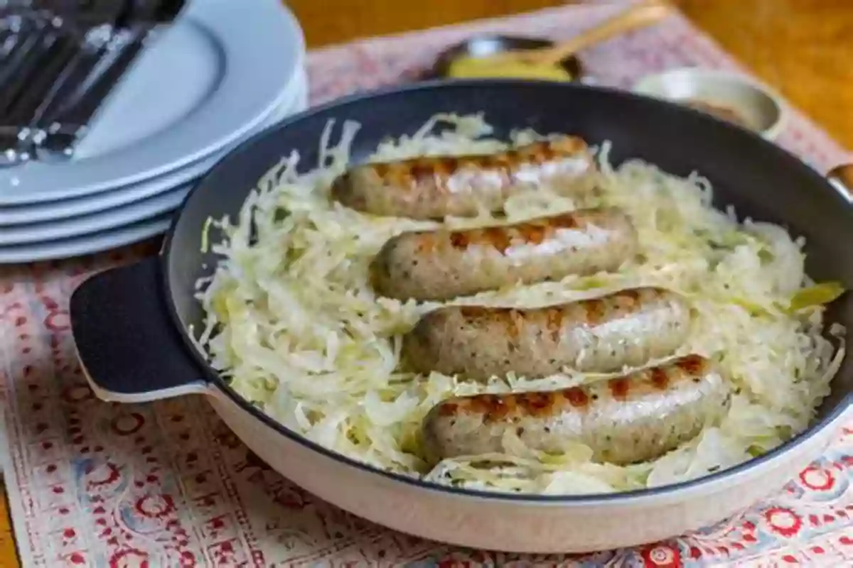 Delicious Bratwurst With Sauerkraut The Berlin Diner: A Taste Of Germany In Less Than An Hour