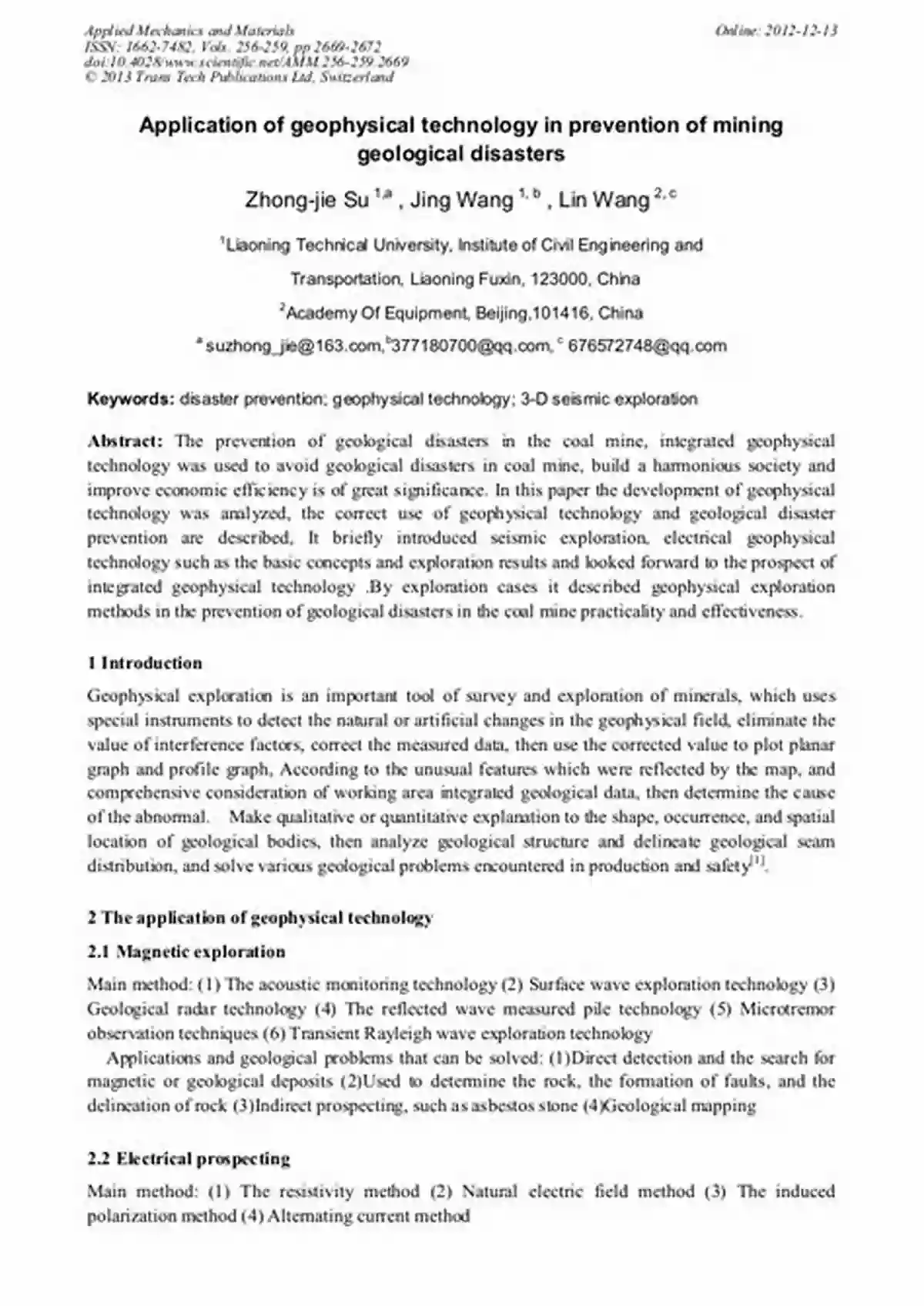 Descriptive Keyword: Geophysical Technology Application Practical Geophysical Technology And Application For Lithological Reservoirs (SpringerBriefs In Petroleum Geoscience Engineering)