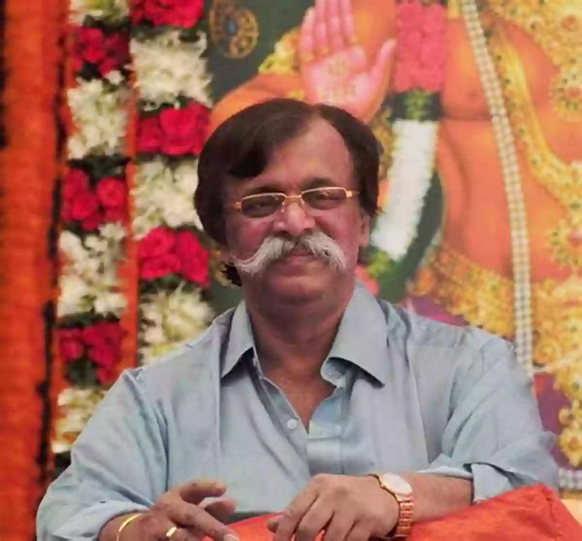 Dr Aniruddha Joshi Visiting A Temple Shree Ramrasaayan Dr Aniruddha Joshi