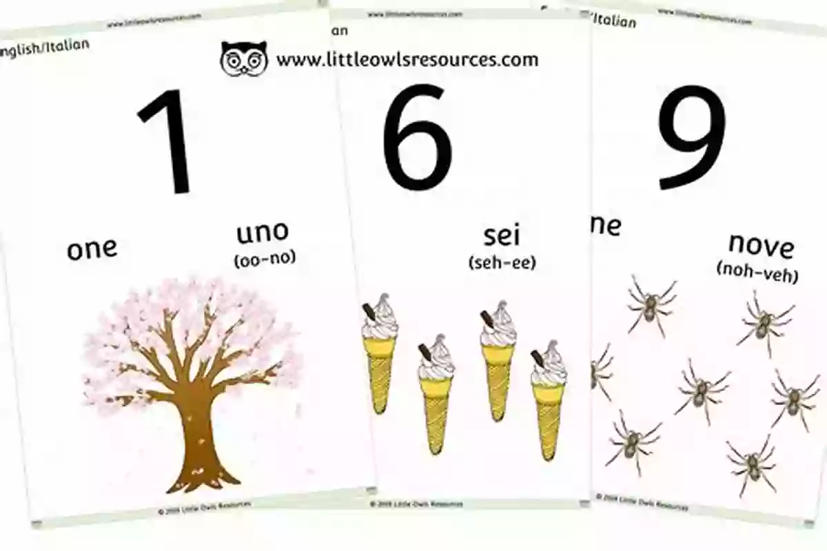 English Italian Flashcard For Numbers Learn Italian Vocabulary English/Italian Flashcards Numbers Shapes And Colors (Flashcard EBooks)