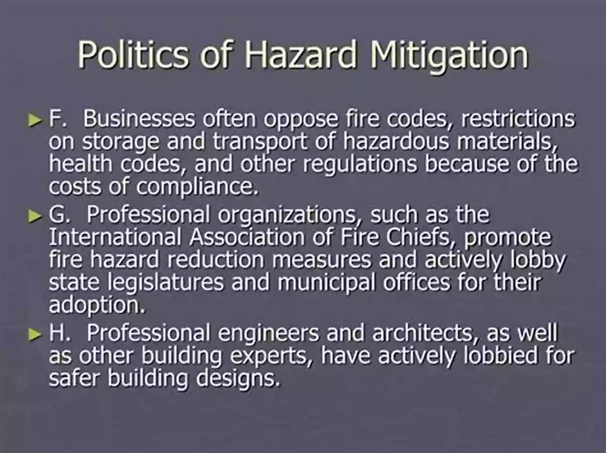 Exploring The Interplay Between Science, Risk, And Politics In Hazard Mitigation California Earthquakes: Science Risk And The Politics Of Hazard Mitigation