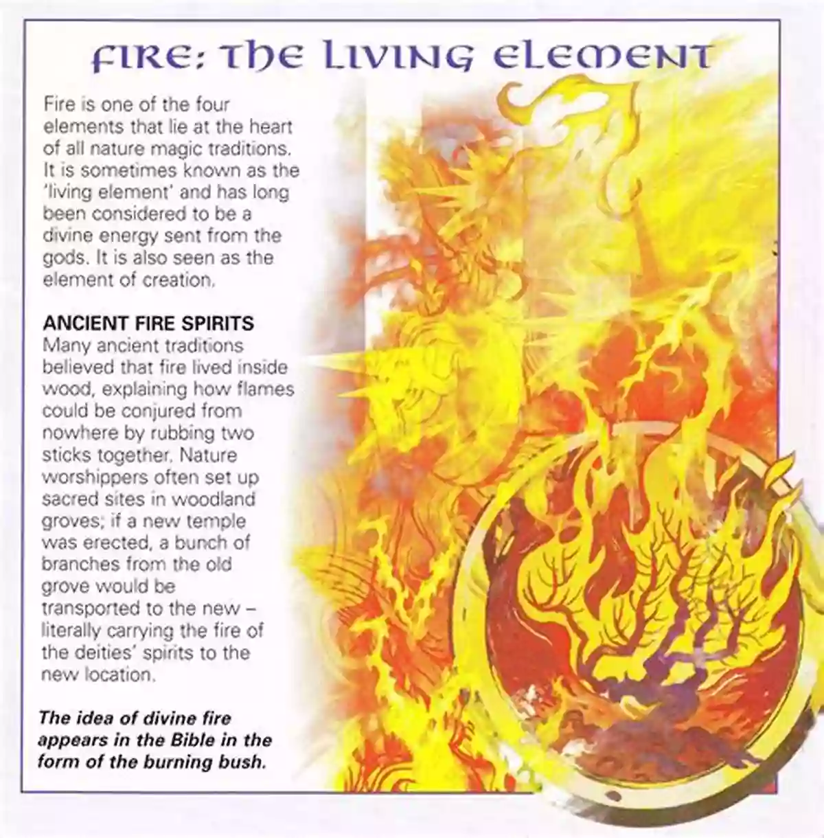 Fire Wicca Elemental Magic: A Guide To The Elements Witchcraft And Magic Spells (Wicca For Beginners Series)