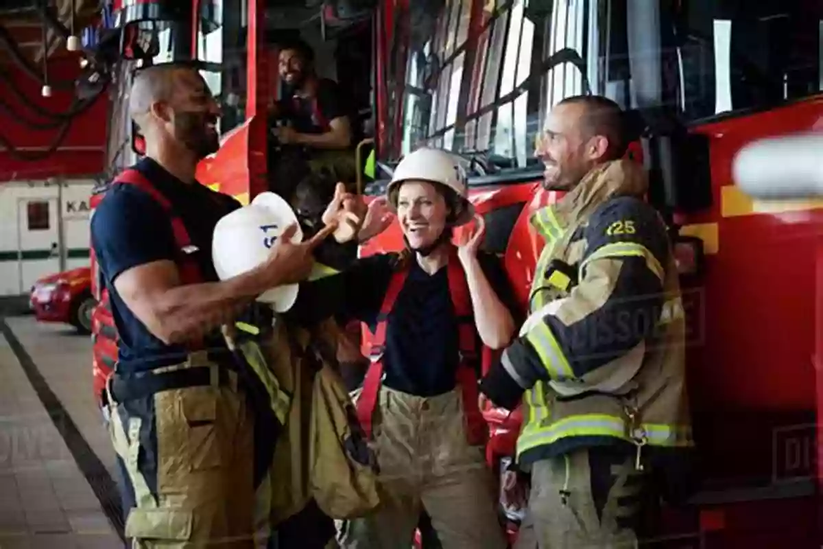 Fire Chief Discussing Strategies With Firefighters Real Heat: Gender And Race In The Urban Fire Service