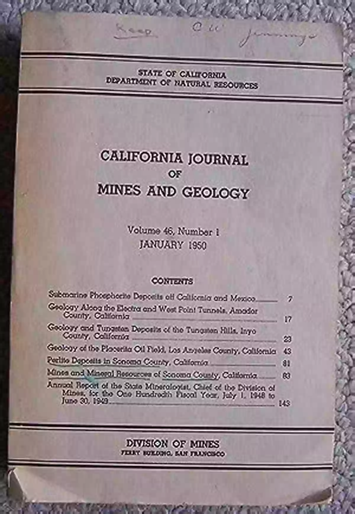 First Edition Volume Ca18 Mines Of California Mines Of The American West Lassen County California: First Edition Volume CA18 (Mines Of California)