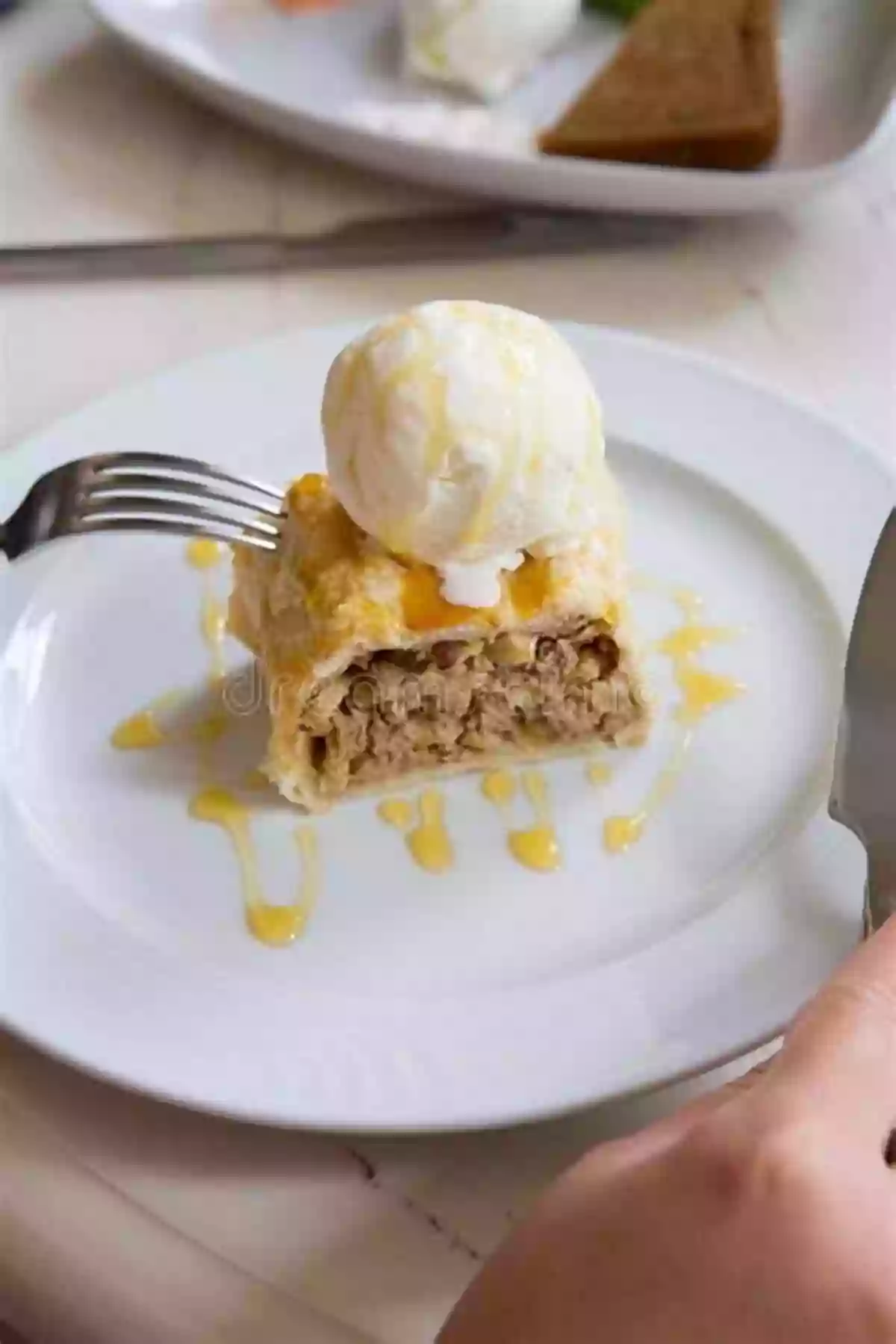 Freshly Baked Mutti's Apple Strudel Served With Vanilla Ice Cream Schmeckt Gut: Recipes Of My Grandmothers