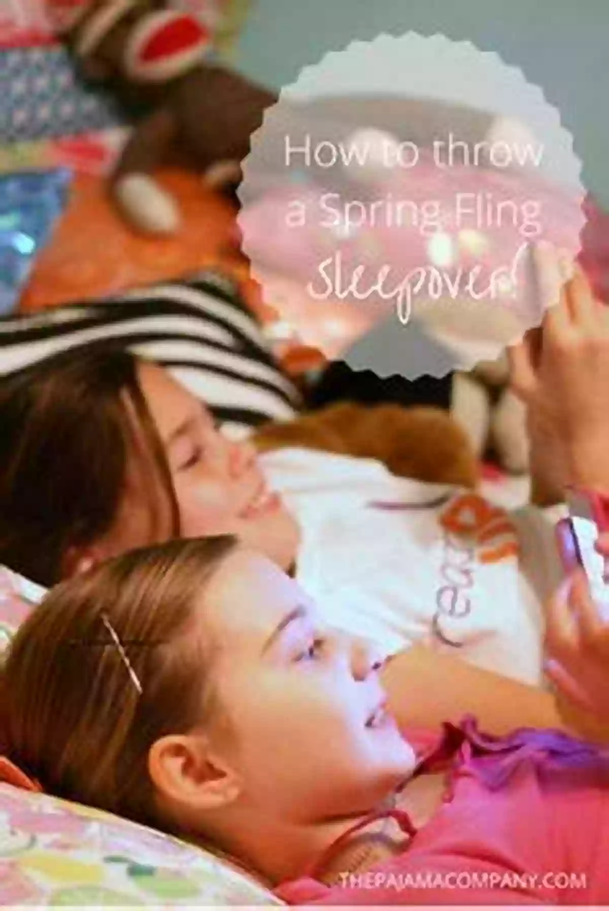 Girls Having Fun During The Spring Sparkle Sleepover Jim Henson S Enchanted Sisters: Spring S Sparkle Sleepover