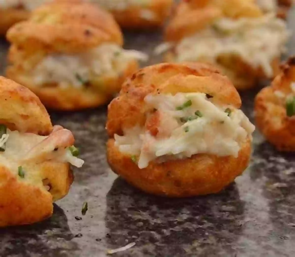 Gougères: Fluffy And Cheesy Choux Pastry Bites. No La La : 21 French First Course (Appetizer) Recipes Voted Best OF