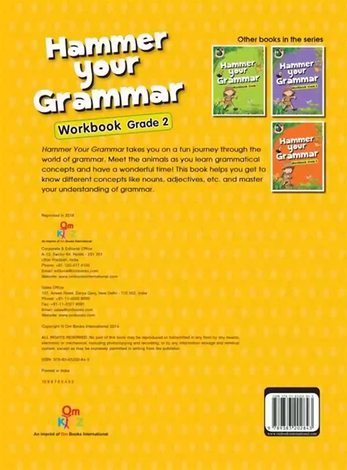 Grammar Hammer Activity Workbook For Grade Grammer : Hammer Your Grammer Activity Workbook Grade 2