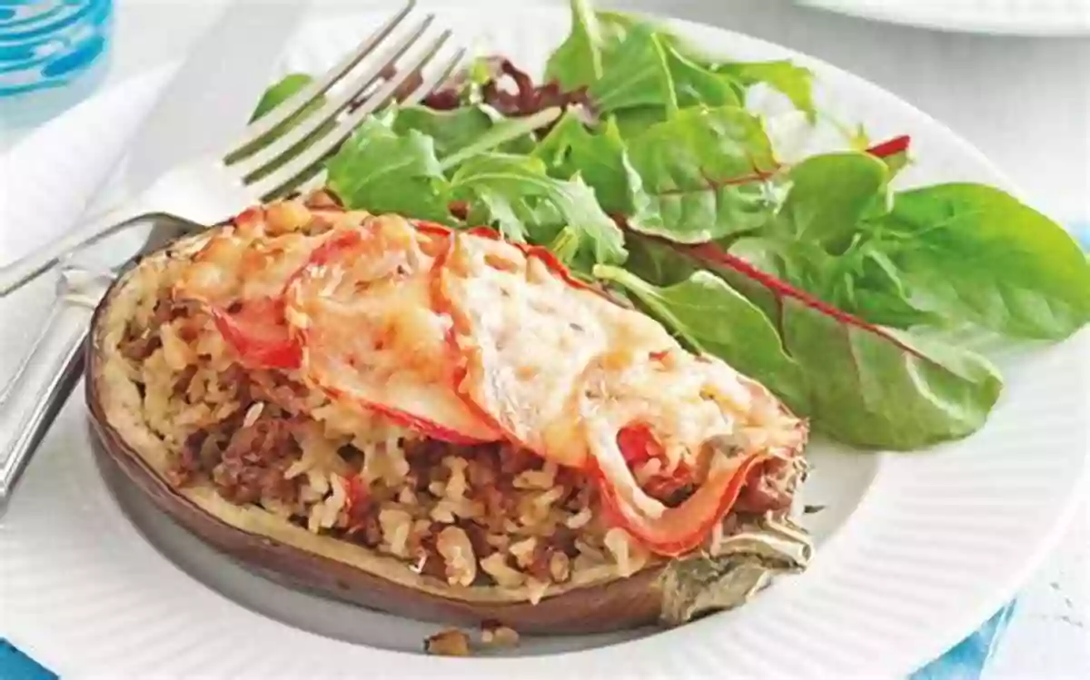 Greek Style Stuffed Eggplant Recipe Mediterranean Diet Recipes #3: 25 Delicious Healthy Choice Recipes Perfect For Mediterranean Diet Followers Plant Based Recipes