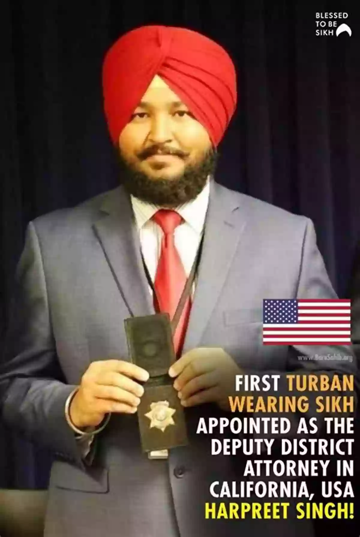 Harpreet Singh Wearing A Vibrant Pink Turban While Smiling, Showcasing The Vibrant Colors Of His Identity. The Many Colors Of Harpreet Singh