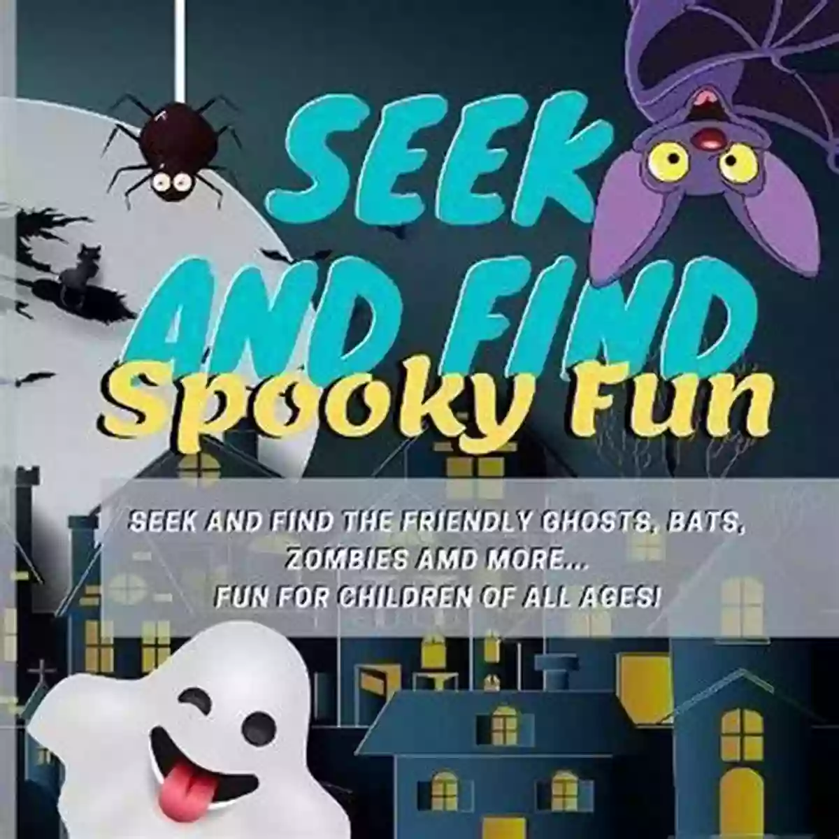 Haunted Forest Hiccups Again Find It Promo Page Halloween Edition: A Spooky Fun Seek And Find Activity For Kids Ages 3 6