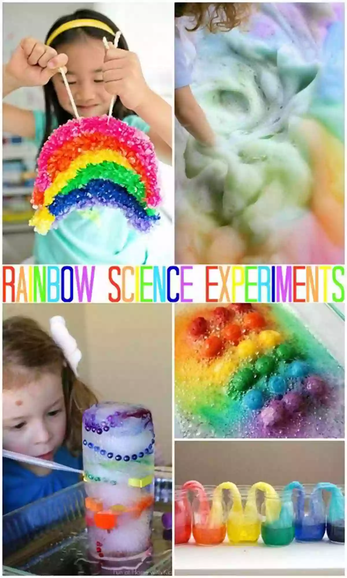 Homemade Rainbow Experiment 50 Science Experiments To Do At Home: The Step By Step Guide For Budding Scientists Awesome Science Experiments For Kids Ages 5+ STEM Projects And Why They Work Awesome STEAM Activities For Kids