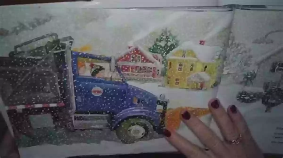 Illustration Of Grandma Driving A Snowplow During A Snowstorm Grandma Drove The Snowplow Amy Huntington