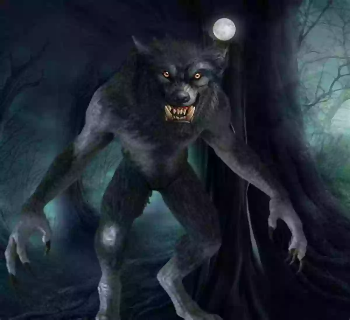 Illustration Of A Werewolf Treasury Of Folklore: Woodlands And Forests: Wild Gods World Trees And Werewolves