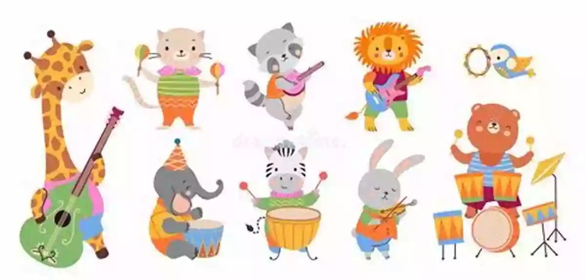 Illustration Of A Group Of Animals Playing Musical Instruments Perfect Stories For Begining Readers: Through Granny S Garden Gate (Perfect Stories For Beginning Readers)