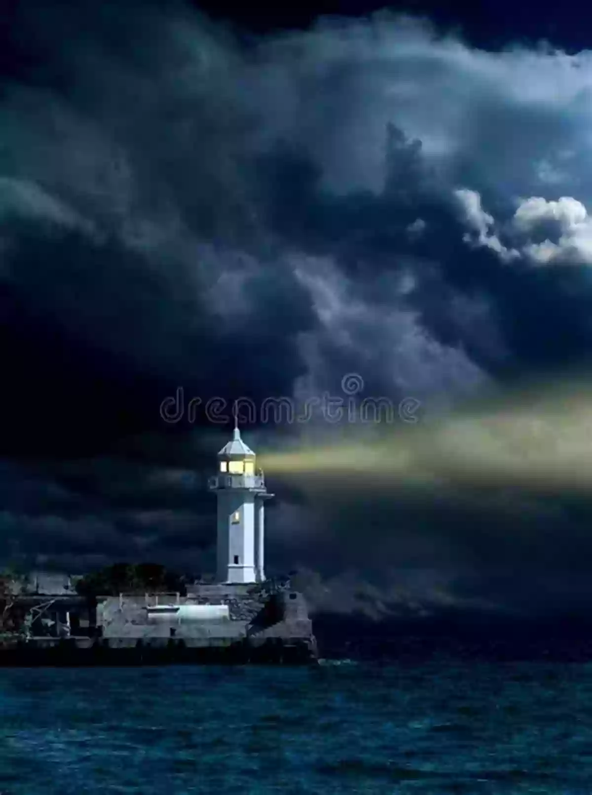 Illustration Of A Majestic Lighthouse Casting Its Warm Glow Over The Ocean At Sunset Lighthouse Lullaby Kelly Paul Briggs